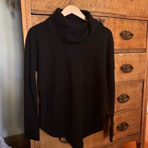 Maeve Black Waffle Knit Jacket